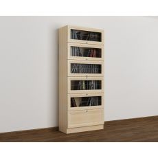 Книжный шкаф библиотека цвета шимо светлый
