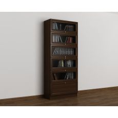 Книжный шкаф библиотека цвета бук
