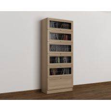 Книжный шкаф библиотека цвета яблоня
