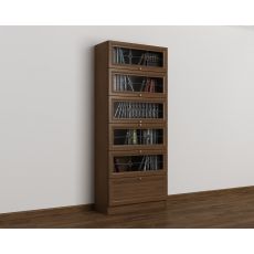 Книжный шкаф библиотека цвета венге