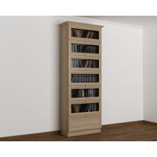 Шкаф для книг библиотека цвета бук