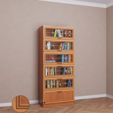 Книжный шкаф библиотека цвета патина ольха