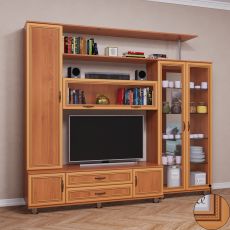 Мини стенка для гостиной горка цвета патина ольха