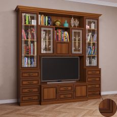 Мини стенка для гостиной мини цвета патина донской орех