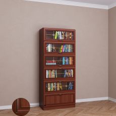 Книжный шкаф библиотека цвета патина итальянский орех