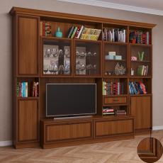 Мини стенка для гостиной мини цвета патина донской орех